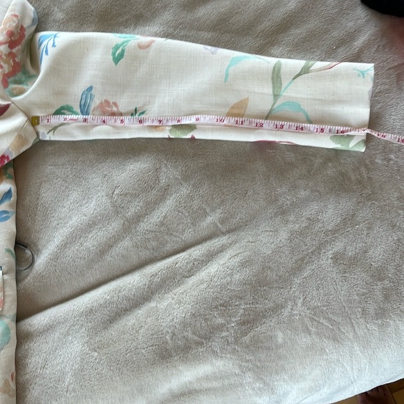 FDJ Floral Cream Blazer - Picture 6 of 9